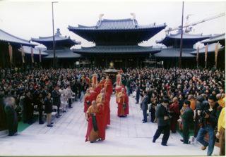 志莲佛寺重建圆成佛像开光典礼 (1998年1月6日)