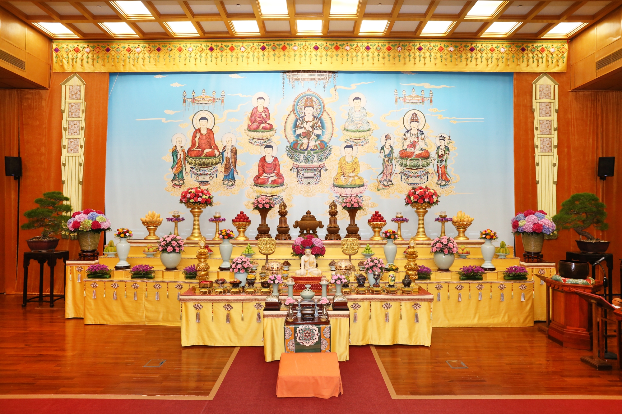观音诞法会庄严坛场
