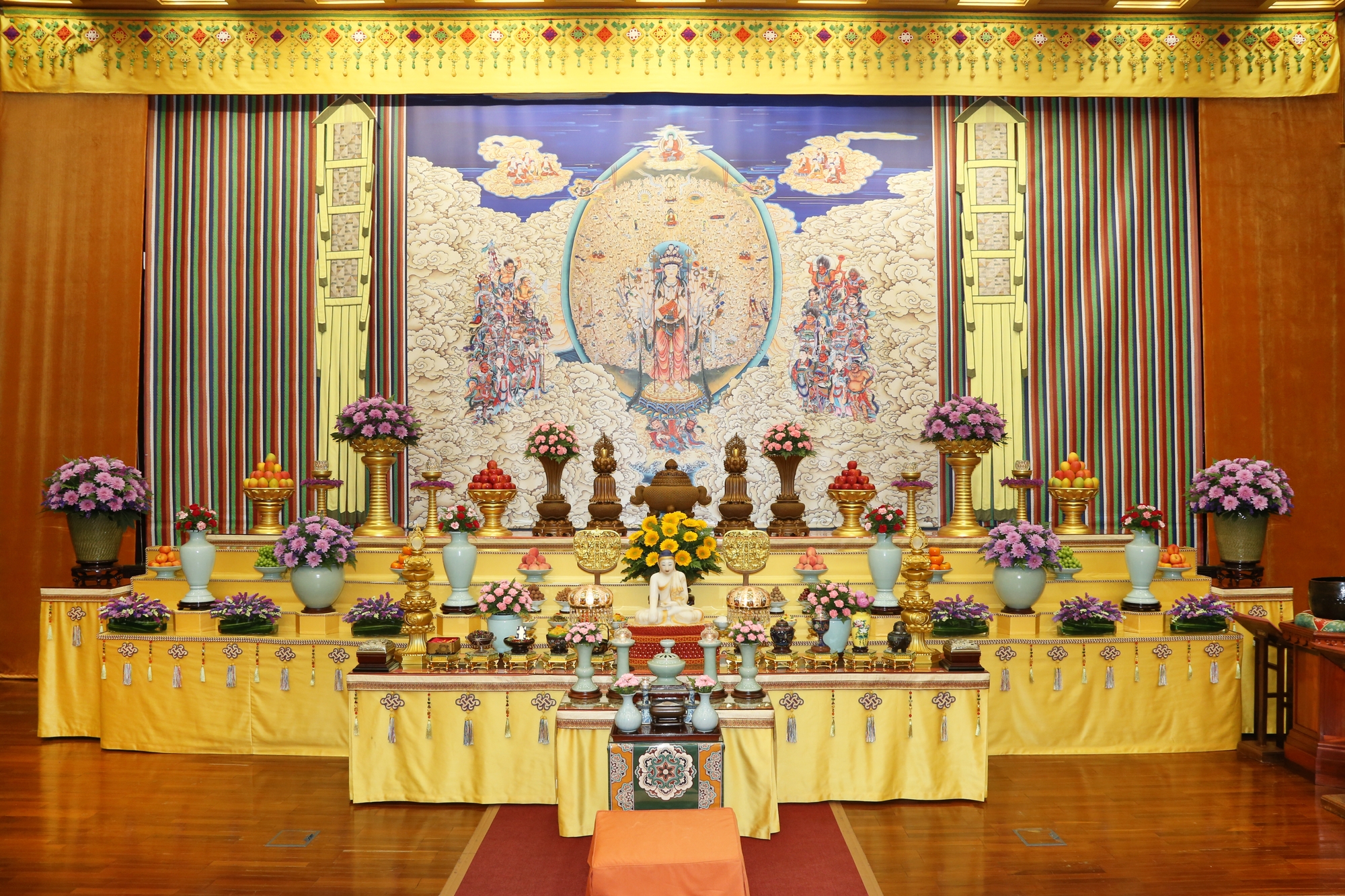 观音诞法会庄严坛场
