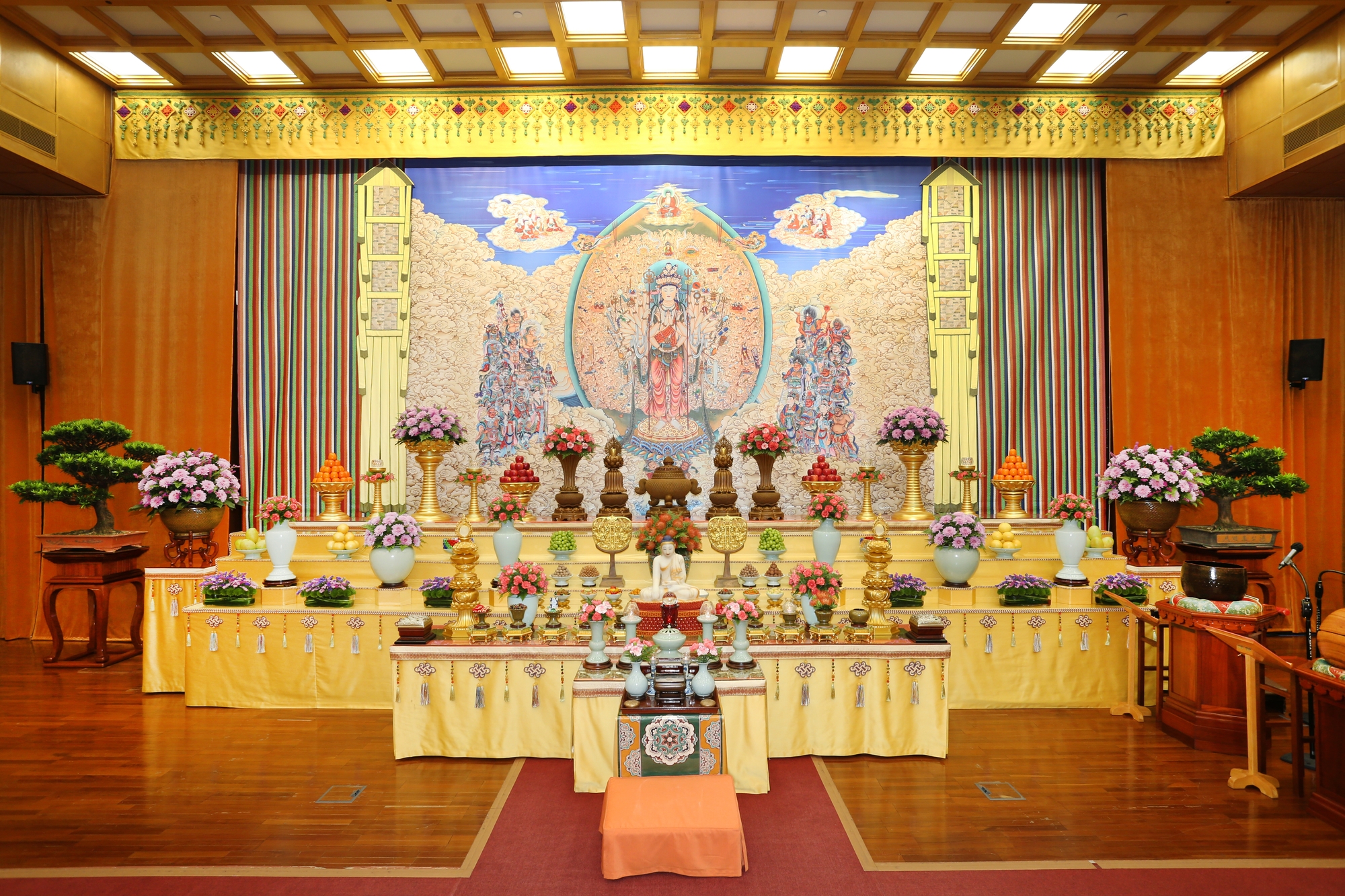 观音诞法会庄严坛场
