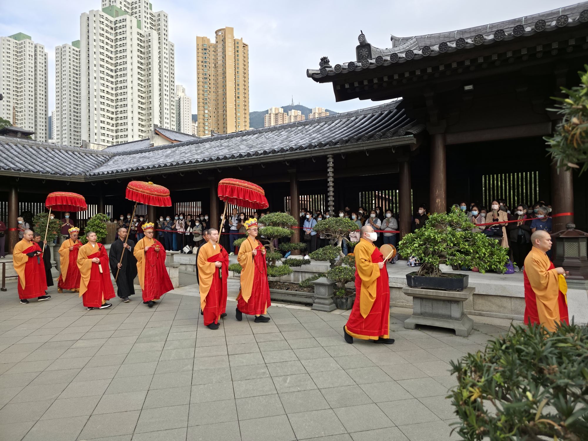 水陆法会送圣仪式
